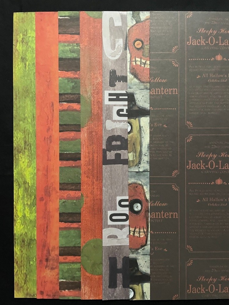 RUSTY PICKLE HALLOWEEN PAPERS - Single Sided