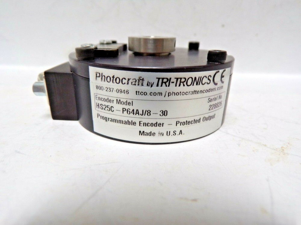 PHOTOCRAFT TRI-TRONICS PROGRAMMABLE ENCODER, HS25C-P64AJ/8-30 ,228826 -SERIAL