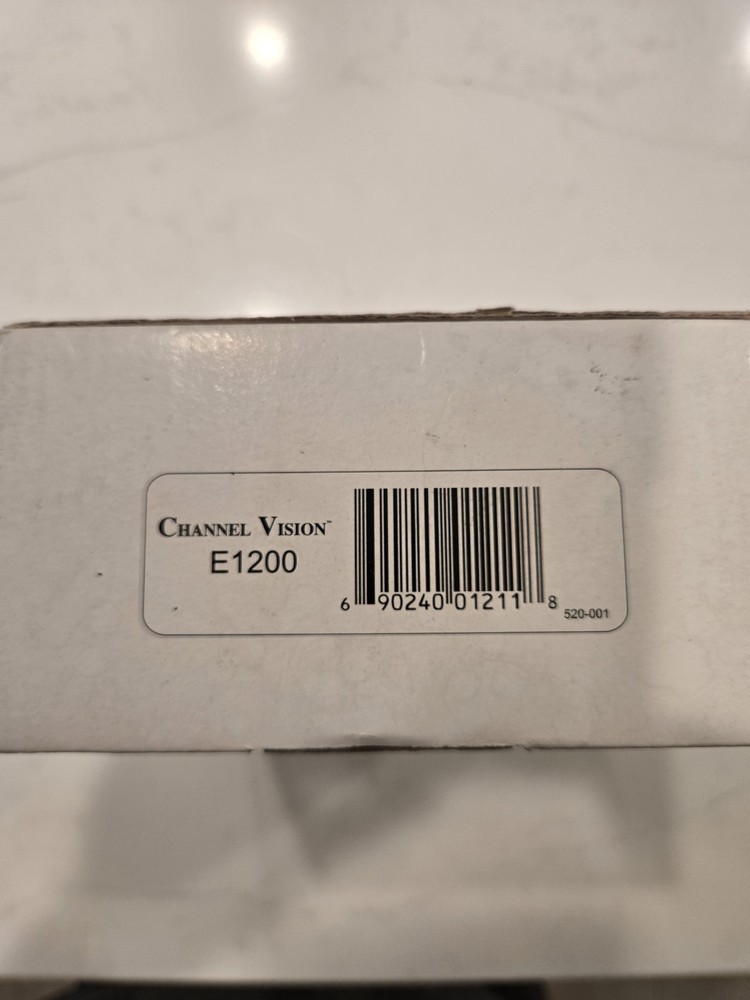 CHANNEL VISION TECHNOLOGY MODEL E1200  Video Modulator