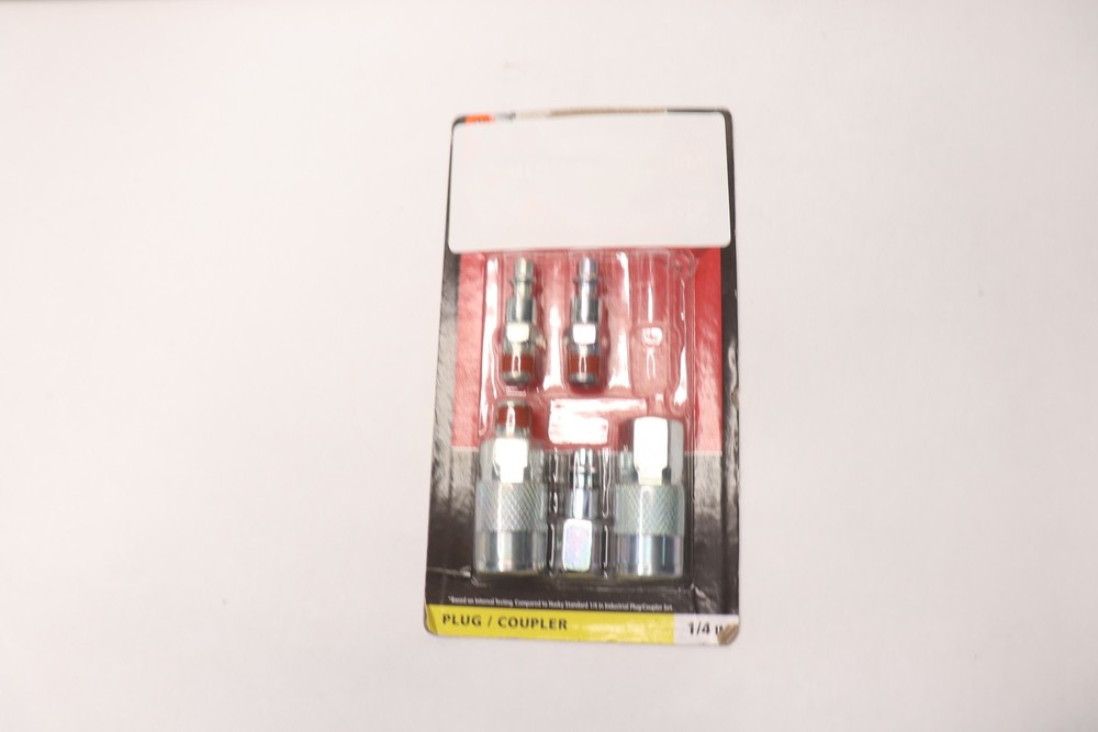 (5-Pk) Husky Coupler Plug with Increased Air Flow 1/4" - Missing Coupler