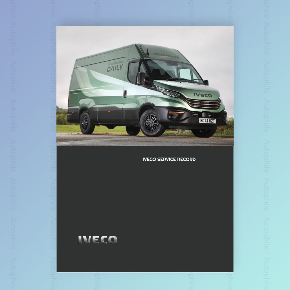 IVECO Vans Service Book  Blank