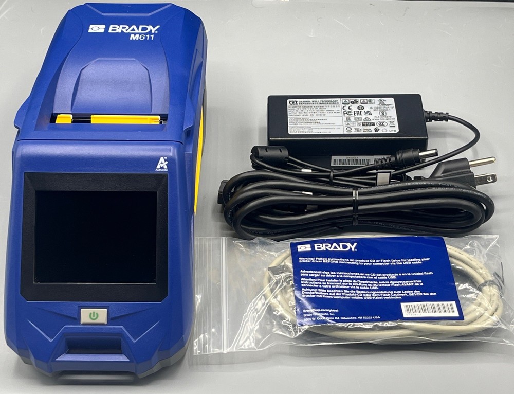 Brady M611 Portable Label Printer – Used, Very Low Usage!! – EXCELLENT Condition