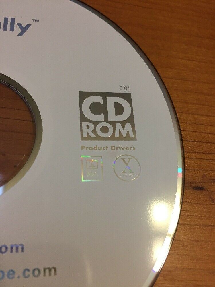 Vintage 2003 Macally Product Drivers Mac OS X Software Disc CD 3.05