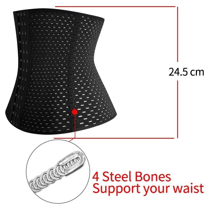 Men Waist Trainer Body Shaper Tummy Girdle Belt Belly Fat Burners Corset S-2XL