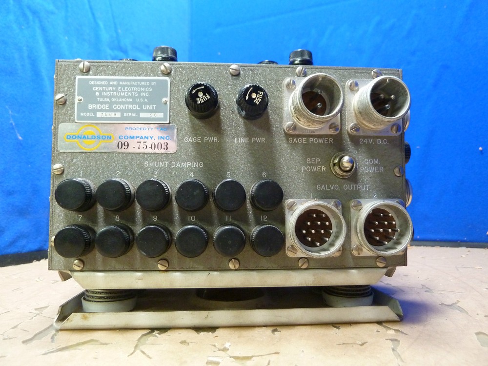 Century Electronics & Instruments INC Bridge Control Unit Model 1809 [#21-E]