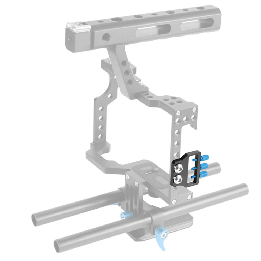 For Camera Cage Quick Release Plate Accessories  Cable Clip Mount Adapter