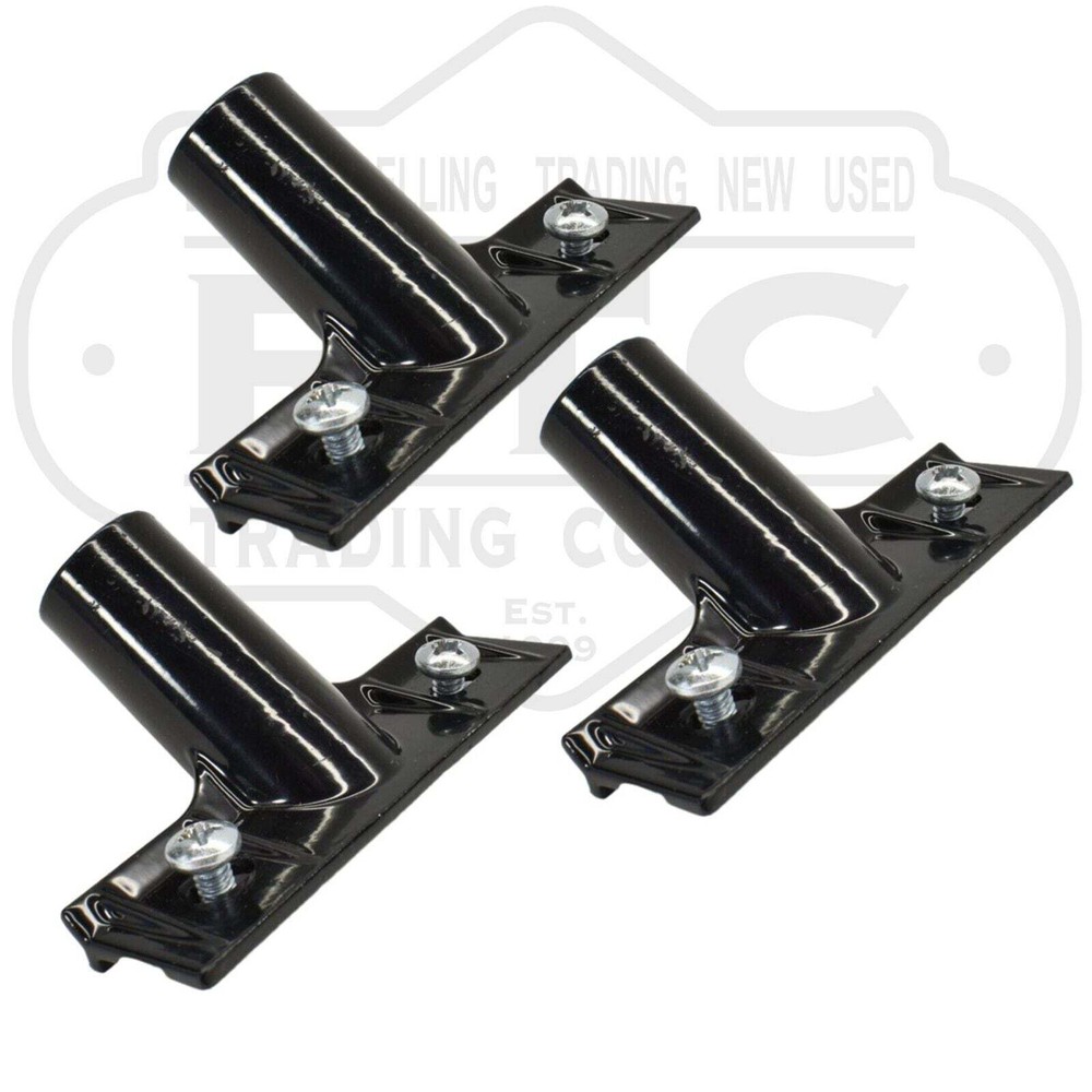 Bon Tool Co. Black Cast Aluminum Handle Bracket Replacement 3 pack