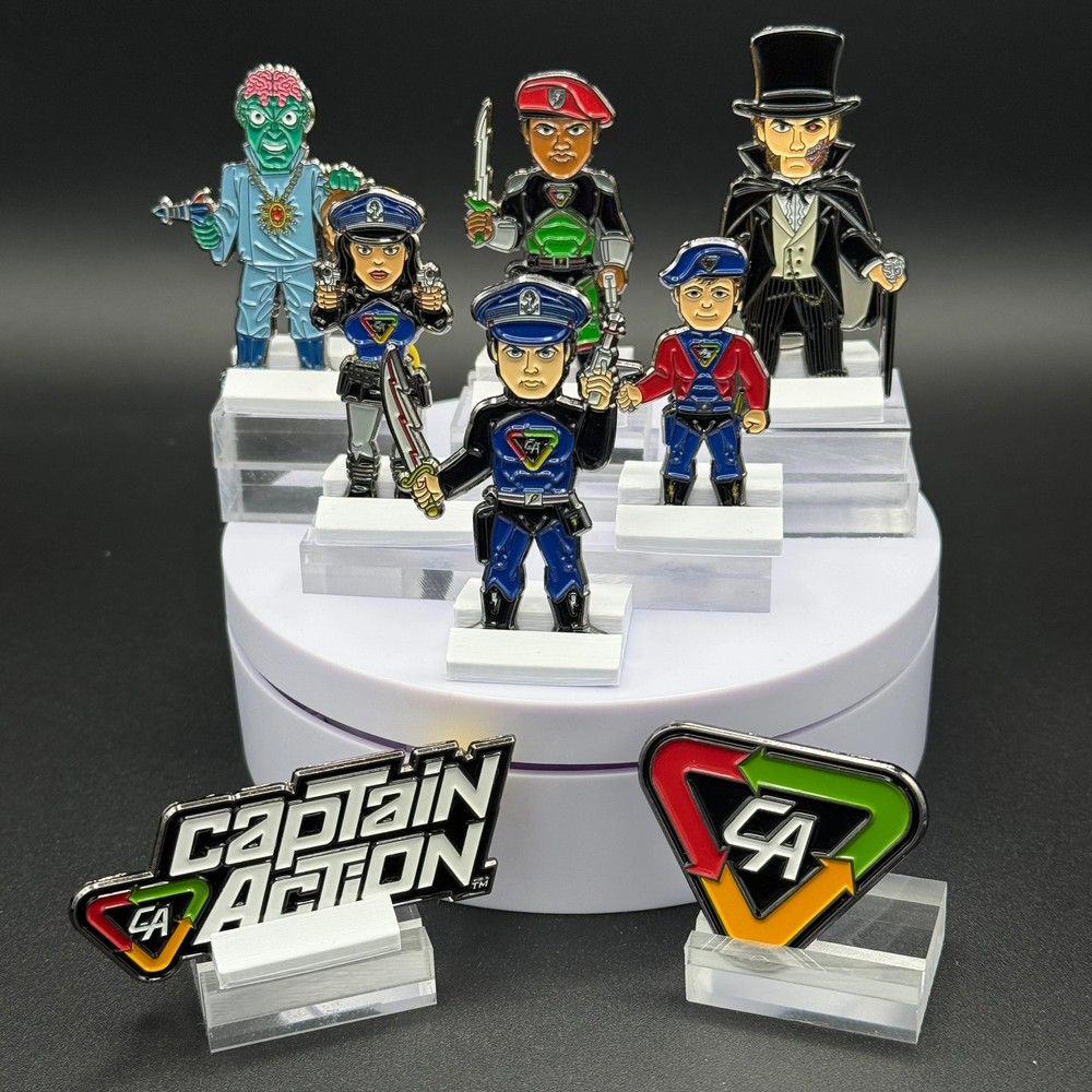 Captain Action DR. EVIL Character Pin