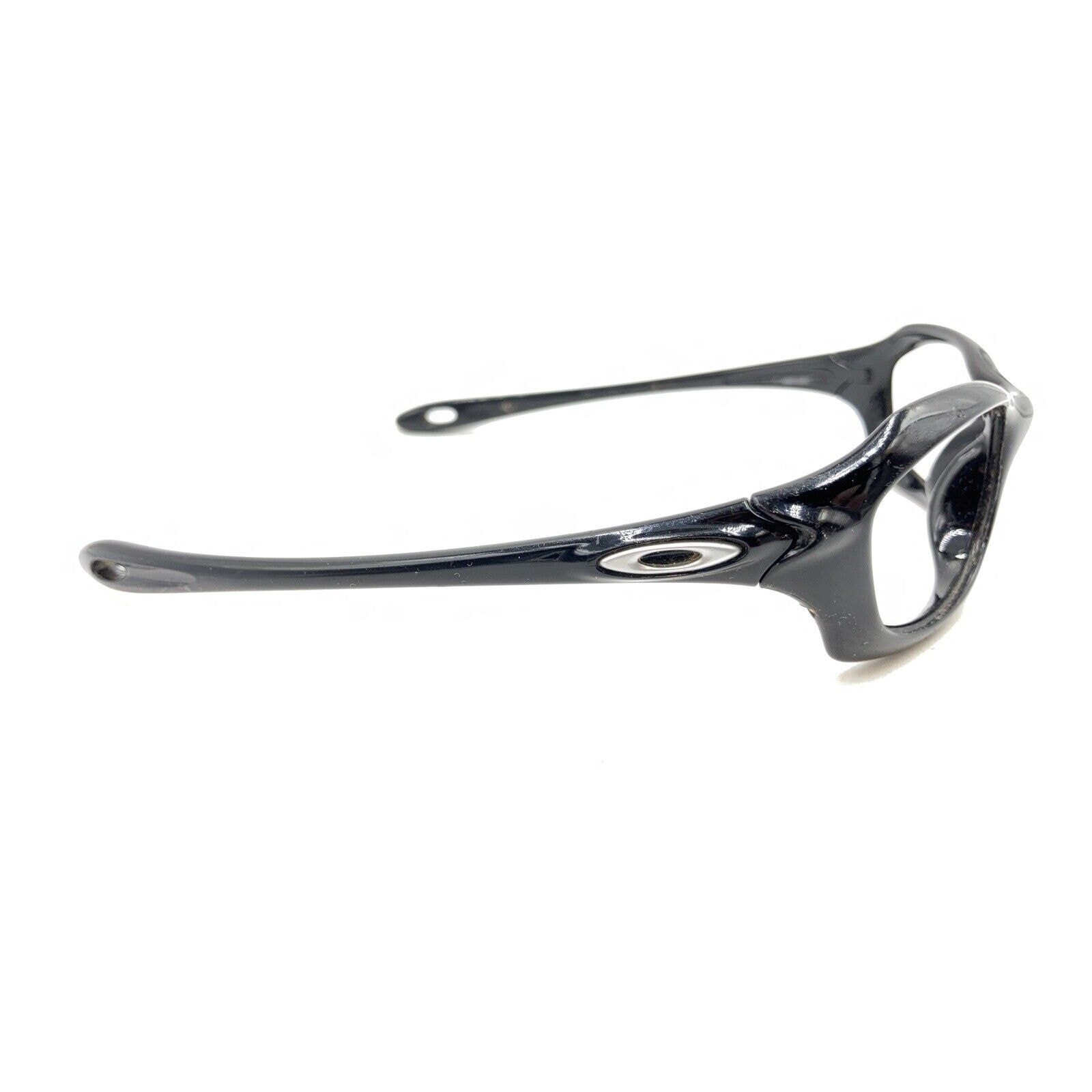 Oakley XS Five Shiny Black Oval Sunglasses Frames 125 USA Sports Kids Youth