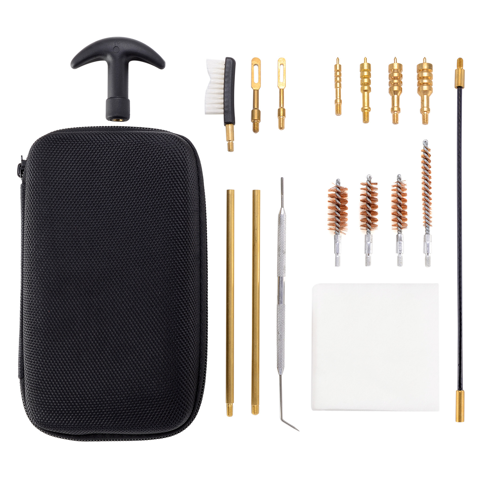 Pistol Cleaning kit .22.357.38 9mm.45 .40 Caliber Pistol Cleaning Kit with Case
