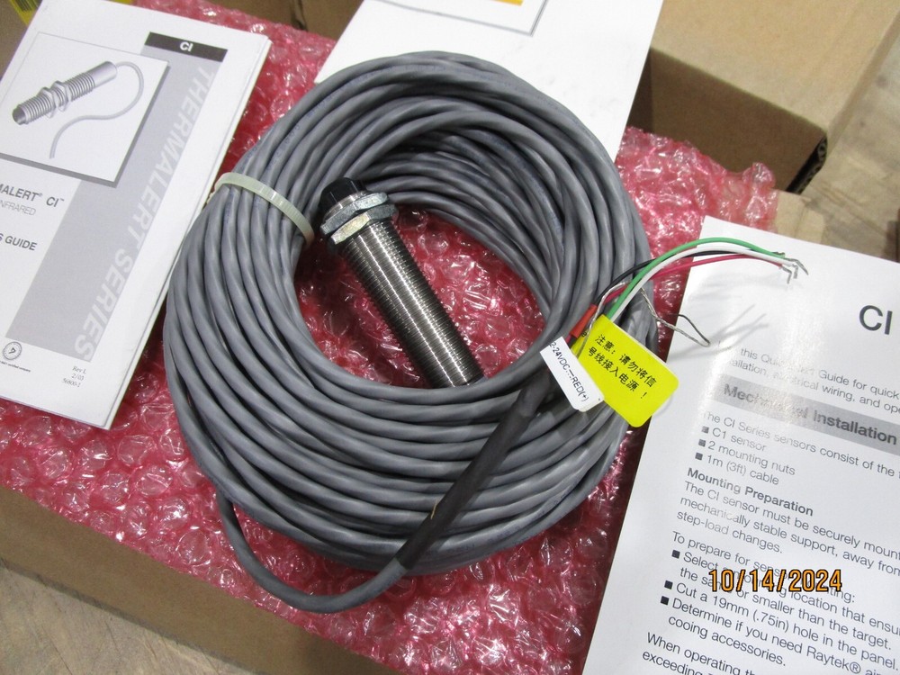 RAYTEK RAYCI3A50L INFRARED TEMPERATURE SENSOR VOLTAGE OUTPUT 0-5V