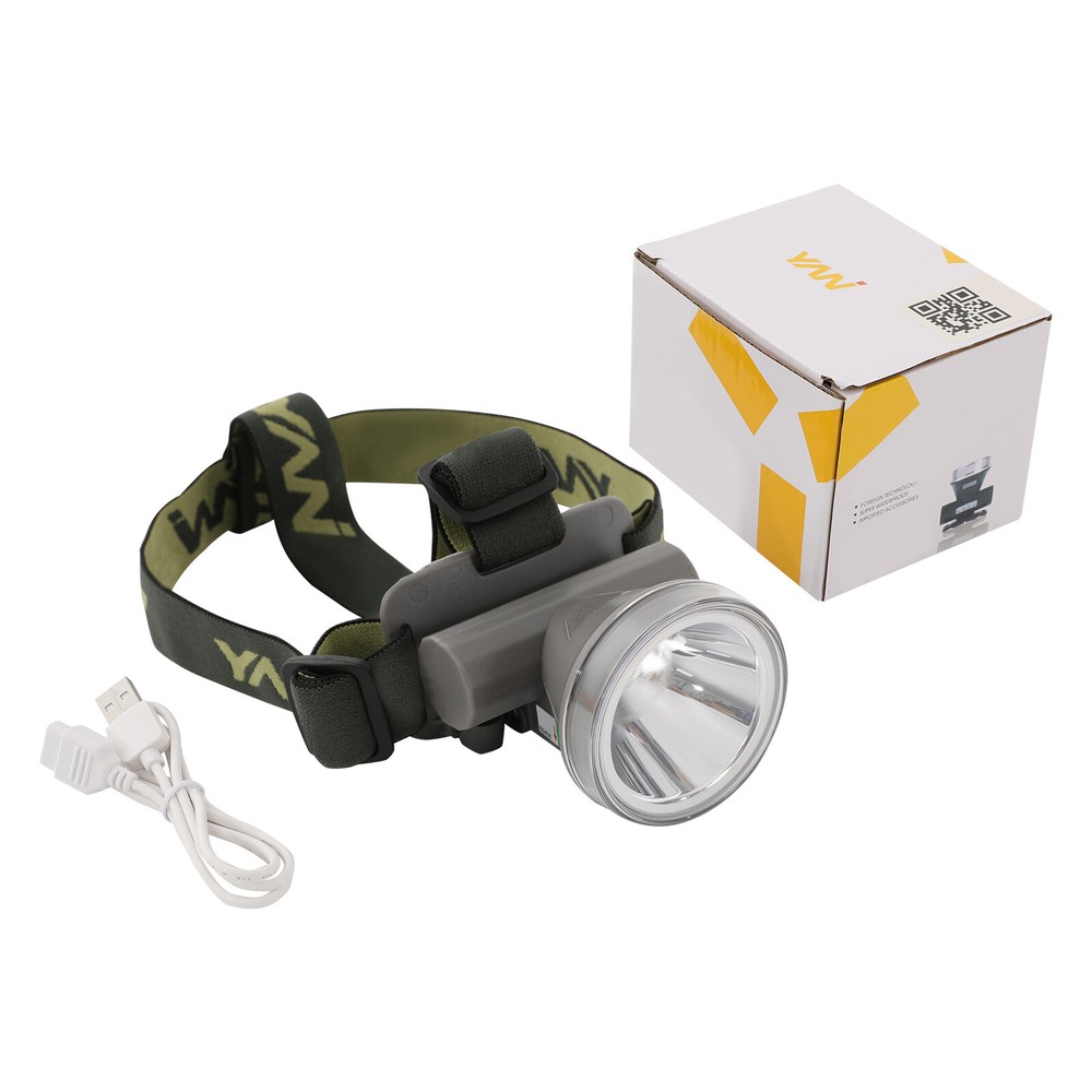 Rechargeable LED Diving Headlamp with Adjustable Angle & IP65 Waterproof Rating