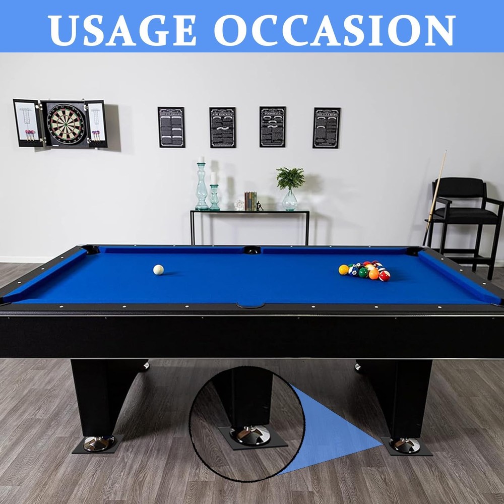 30 Pcs Billiard Pool Table Leg Shims, 3" Diameter Rubber Pool Table Leveling ...
