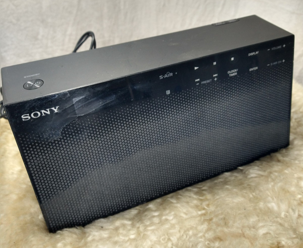 SONY DOCKING SPEAKER SYSTEM MODEL AIR-SA17Ti BLACK - GOOD CONDITION.