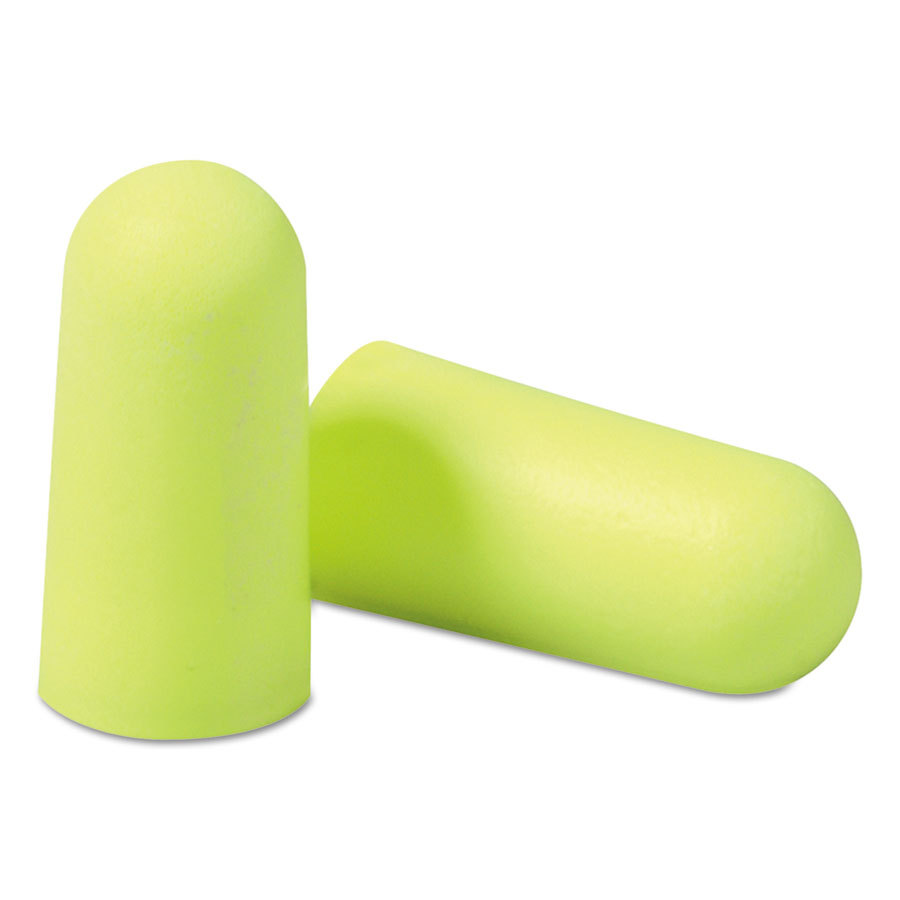 3M Ear Plugs E-A-Rsoft Noise Reduction 33dB Yellow Neon Foam One Use PICKSIZE