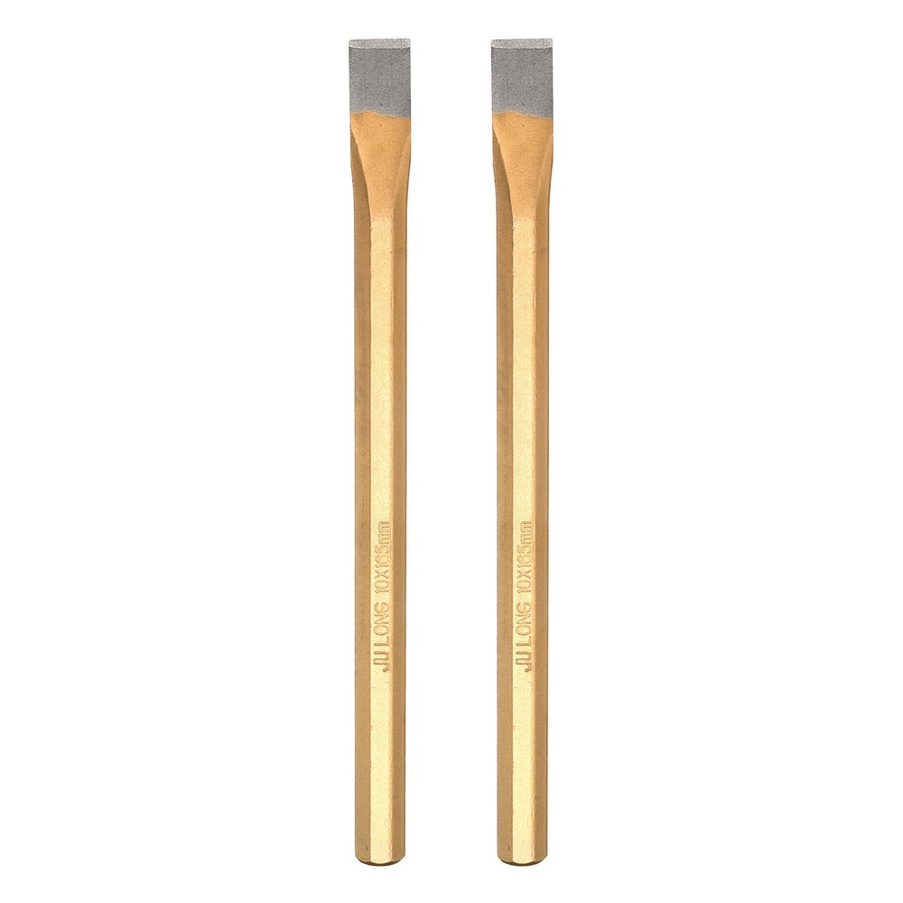 2pcs 2/5" Heavy Duty Cold Chisel 6.5" Alloy Steel Octagonal Flat Cold Chisel