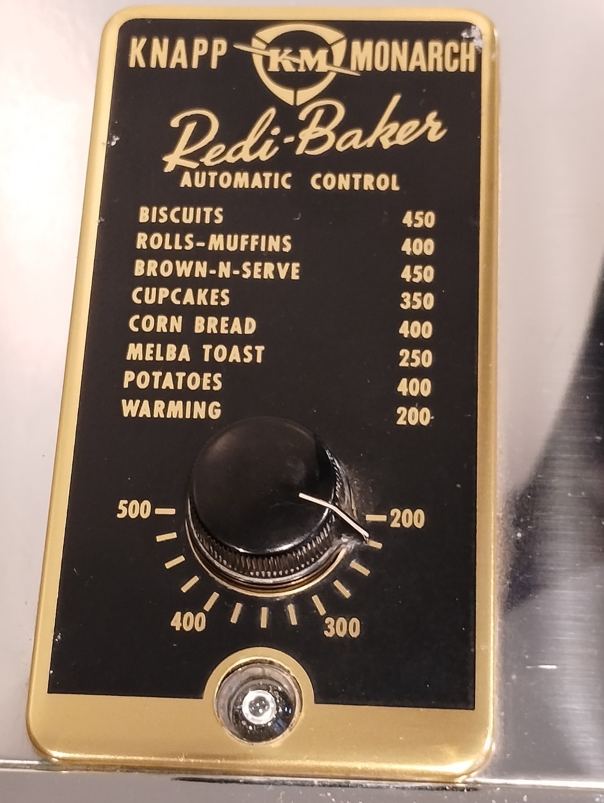 Vntg '50s Knapp Monarch Redi Baker Chrome Counter Top Oven. WORKS, LN, w/ Box