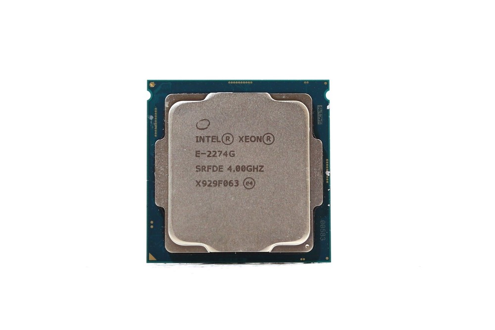 Intel Xeon E-2274G 4.00Ghz Quad-Core 8-Threads 8MB LGA 1151 Processor P/N: SRFDE