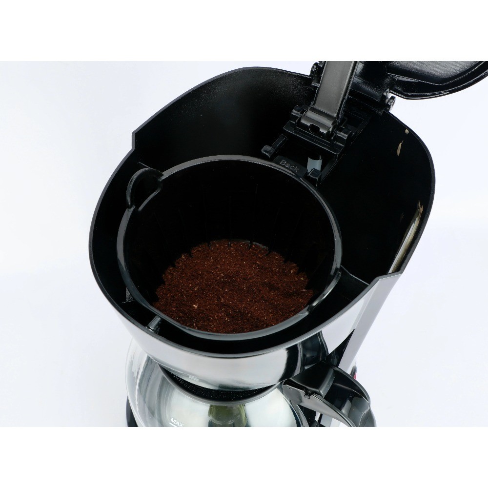 12-Cup Drip Coffee Maker Programmable with Auto Shut Off Glass Carafe