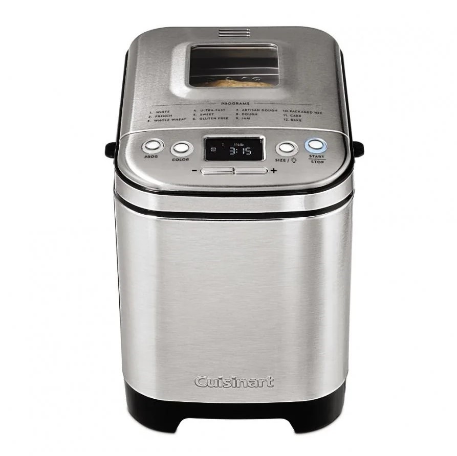 CUISINART CBK-100 2-Pound Programmable Breadmaker - Stainless Steel