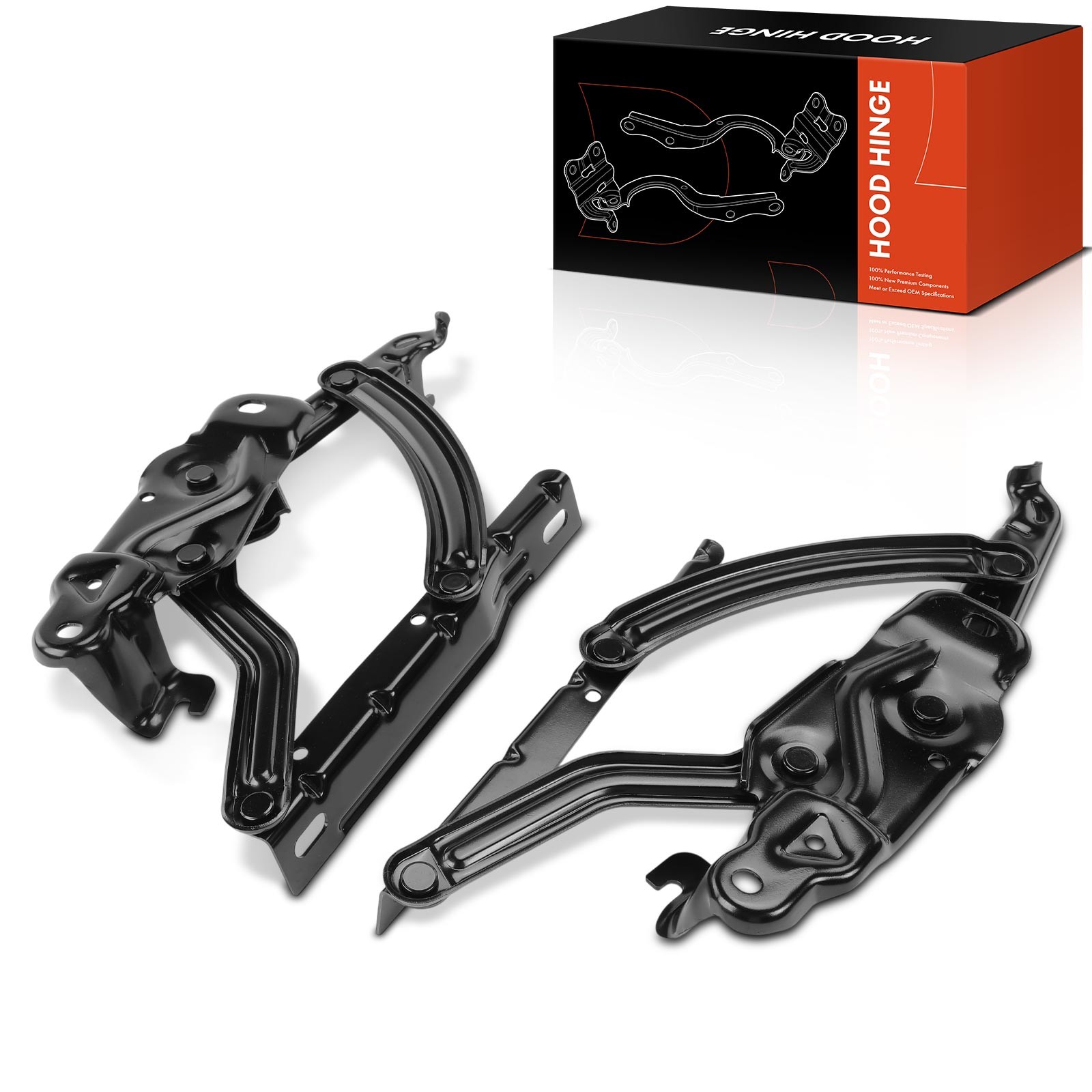 2x Front Hood Hinge for Chevrolet Malibu Impala Chevy II Oldsmobile 442 Pontiac