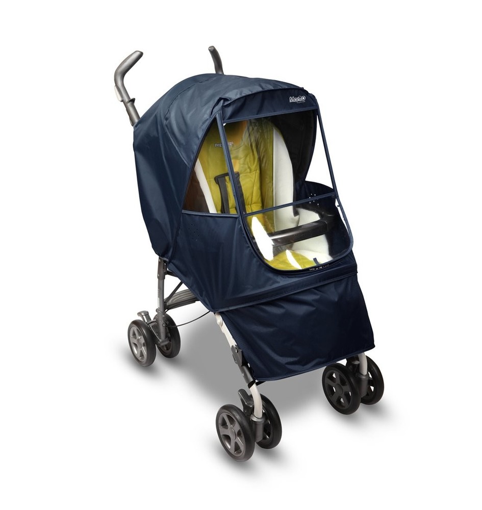 Manito Elegance Alpha Stroller Rain Cover Weather Shield Navy
