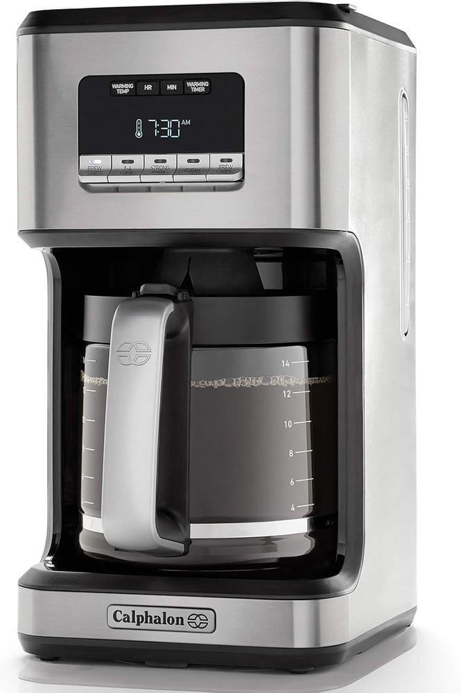 High-Performance 14-Cup Coffee Maker - Programmable & Warming Plate Options