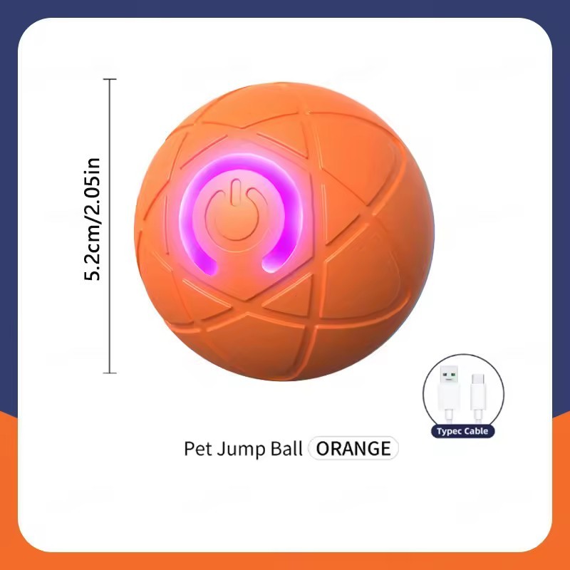 Intelligent Electronic Pet Toy Ball USB Interactive Automatic Moving