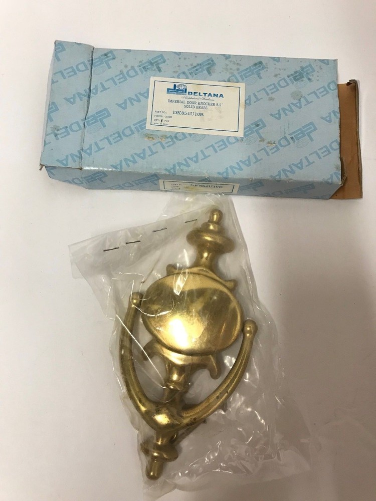 Deltana Imperial Door Knocker 8.5" Solid Brass