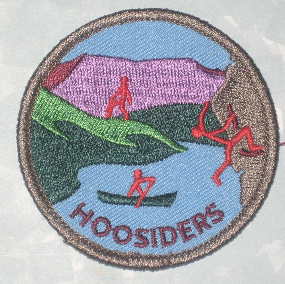 Hoosiders Patch - Cumbria England - 2 1/2? x 2 1/2"
