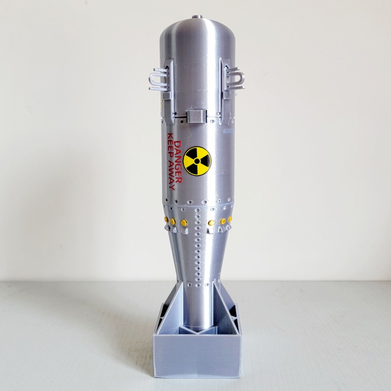 3D Printed 20cm 1:15 Military Model WWII USA "Little Boy" Atomic Bomb Collection