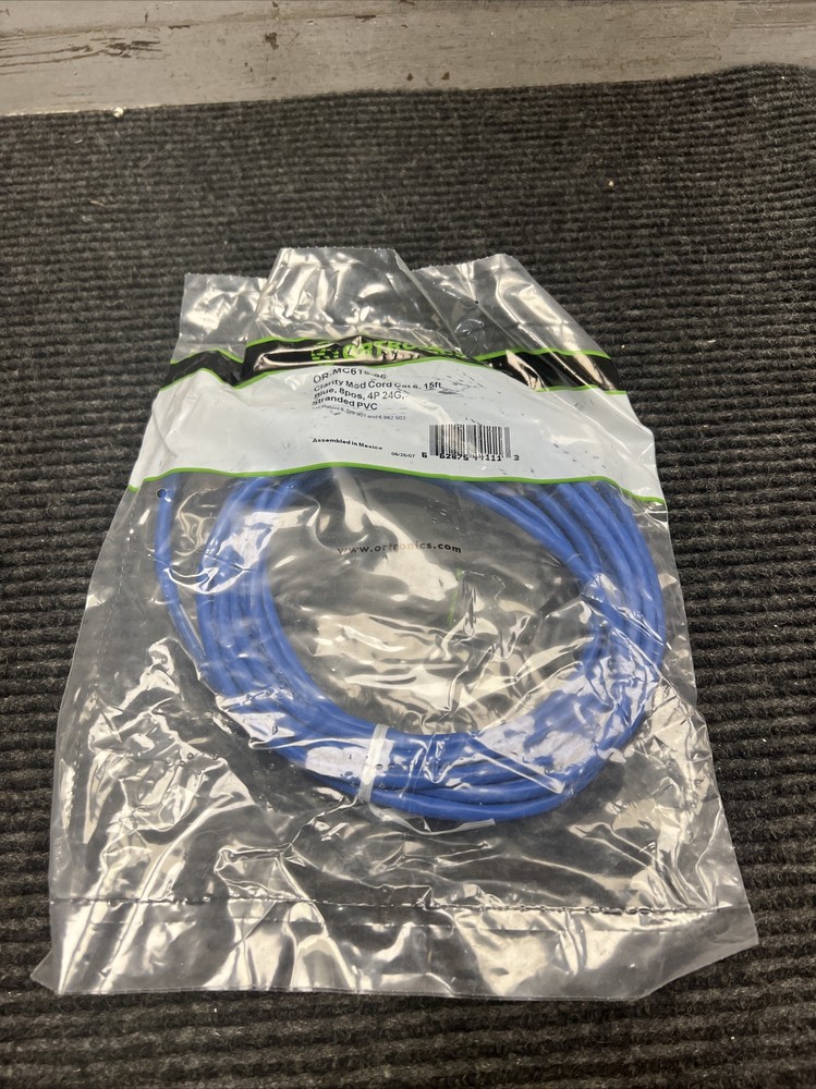 New Ortronics OR-MC615-06 Cat 6 Mod 8 15 ft cable