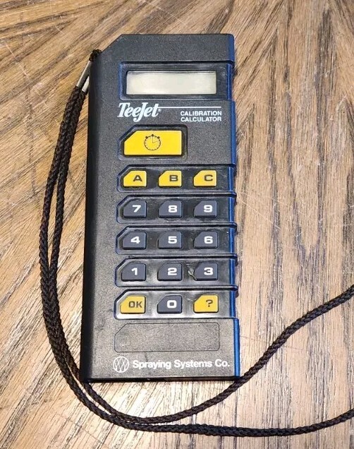 TeeJet Calibration Calculator For Spraying Systems