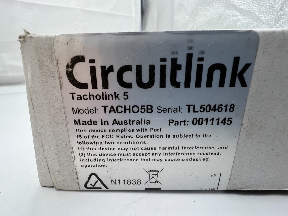 CircuitLink TACHO5B Vehicle Data Recorder with 2.4GHz WiFi Function External