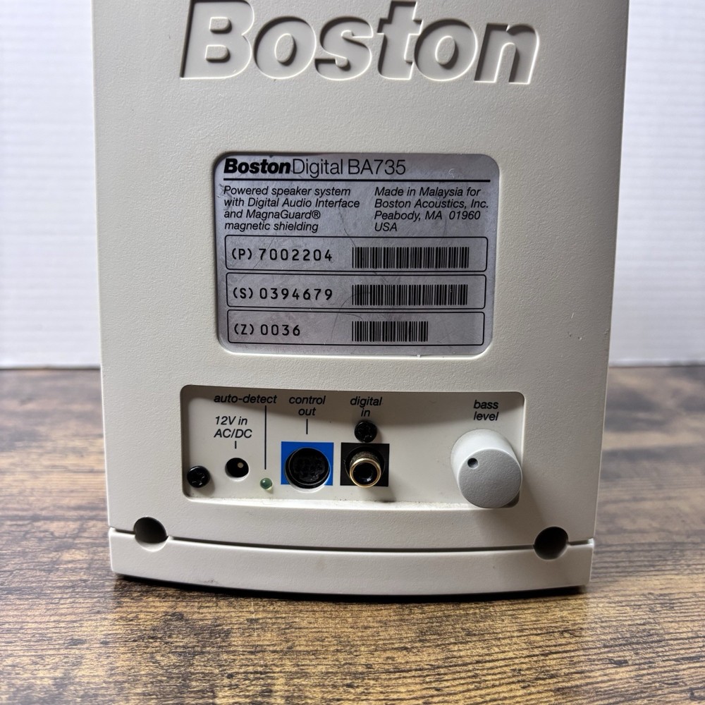BOSTON ACOUSTICS BA-735 SATELLITE PC/COMPUTER SPEAKER Subwoofer Only *Working