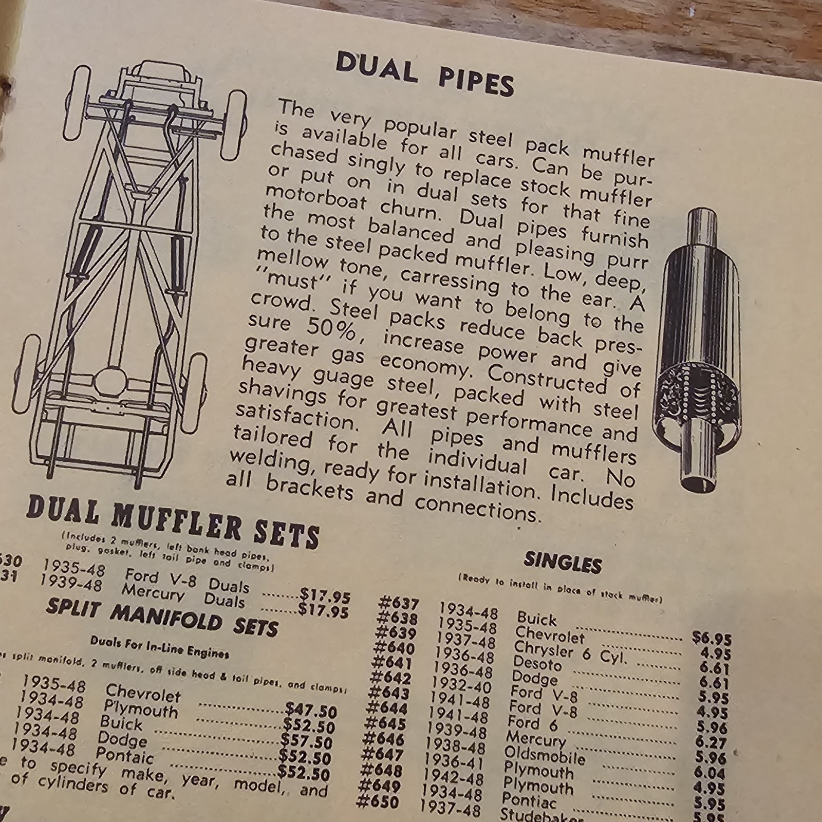 1948 Eastern Auto Accessories Catalog hot rod custom speed shop Cal auto ford V8