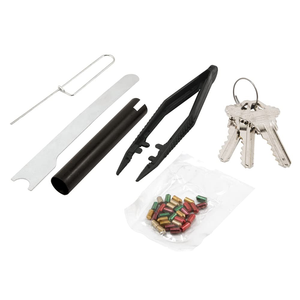 Re-Keying Kit for Schlage Locks - Pre-Cut Keys, Type C 5-Pin, One Key Solution