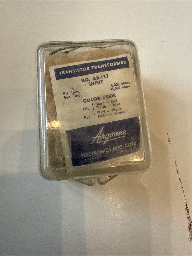 NOS Argonne Transistor Transformer AR-157 AR 157