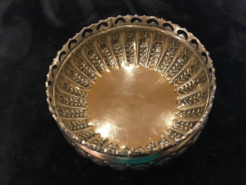 800 Silver Footed Dish
