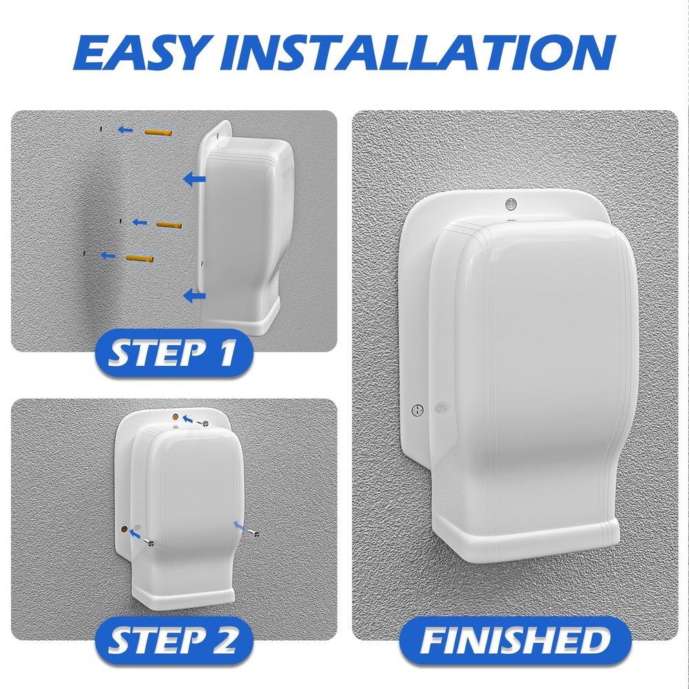 TAKTOPEAK 3" Width Wall Cover, Mini Split Line Set Cover width, White