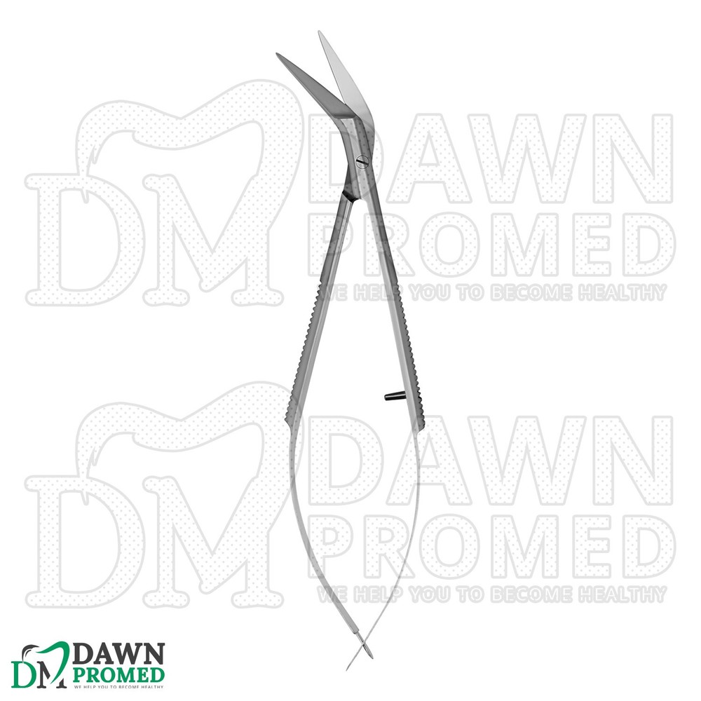 Micro Iris Scissors 4.5" Angled Sharp Blades Ophthalmic & Lab Instruments