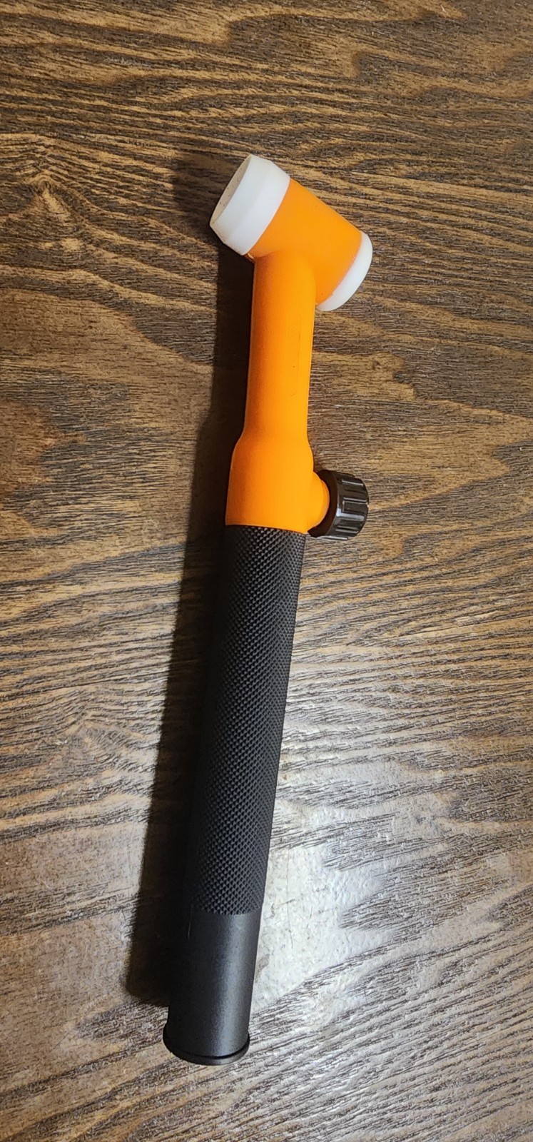 180 amp 17fv tig torch, air-cooled, flexible, valve, orange