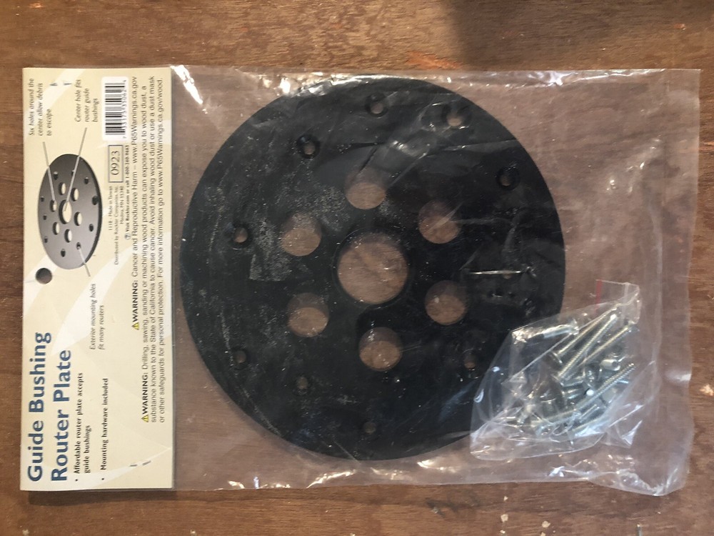 Rockler Guide Bushing Router plate