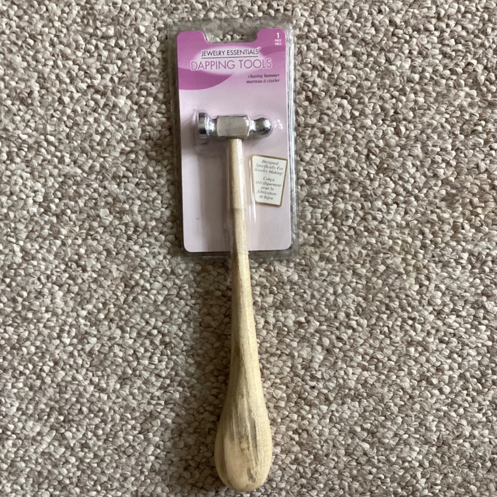 Jewelry Essentials Dapping Tools-Chasing Hammer