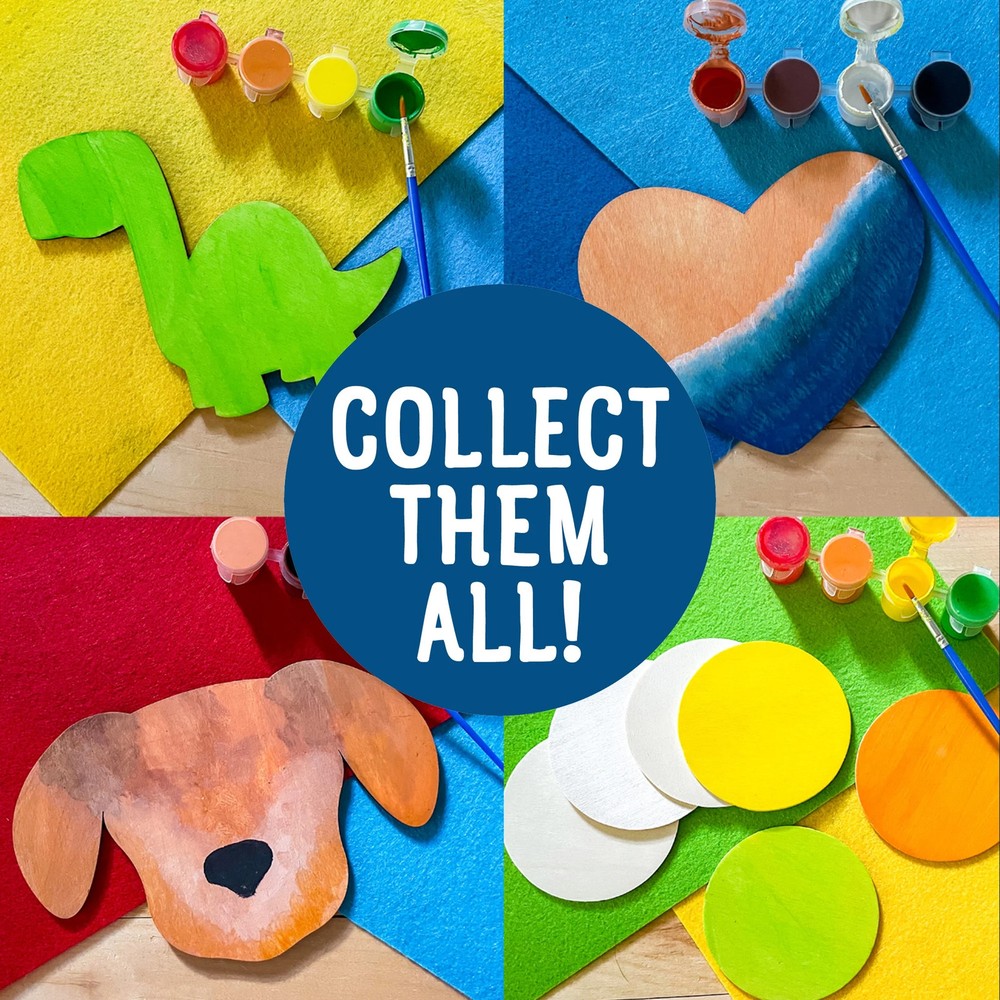 Wooden Heart Shape Craft Pieces