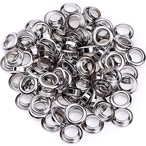 Grommet Tool Kit, Grommet Setting Tool and 100 Sets Eyelets with Storage Box