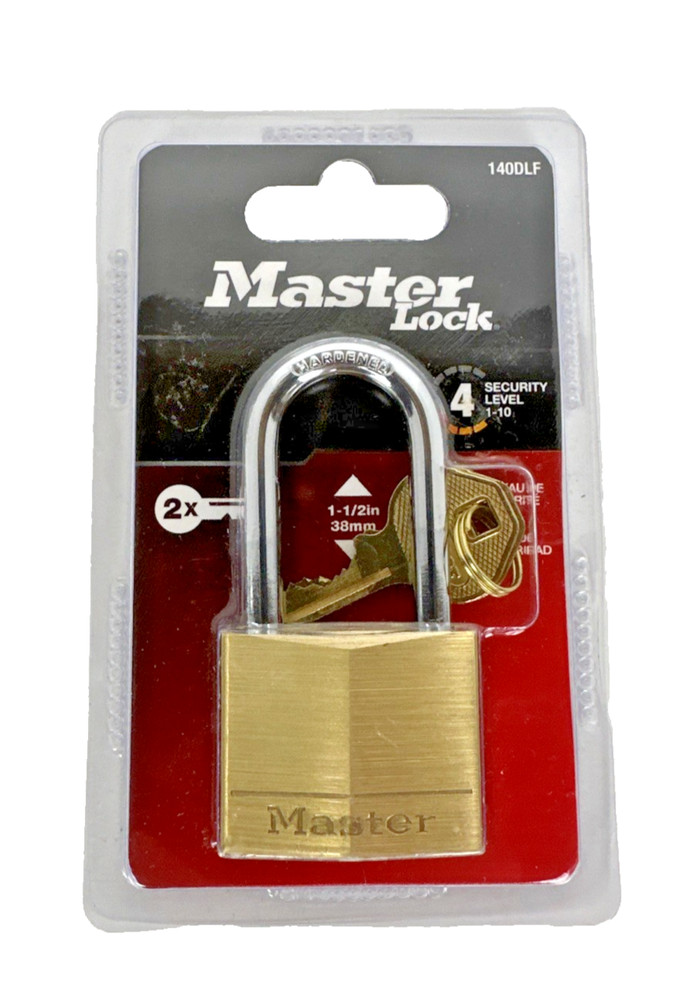 Master Lock 140DLF Padlock with 2 Keys 1 Pack