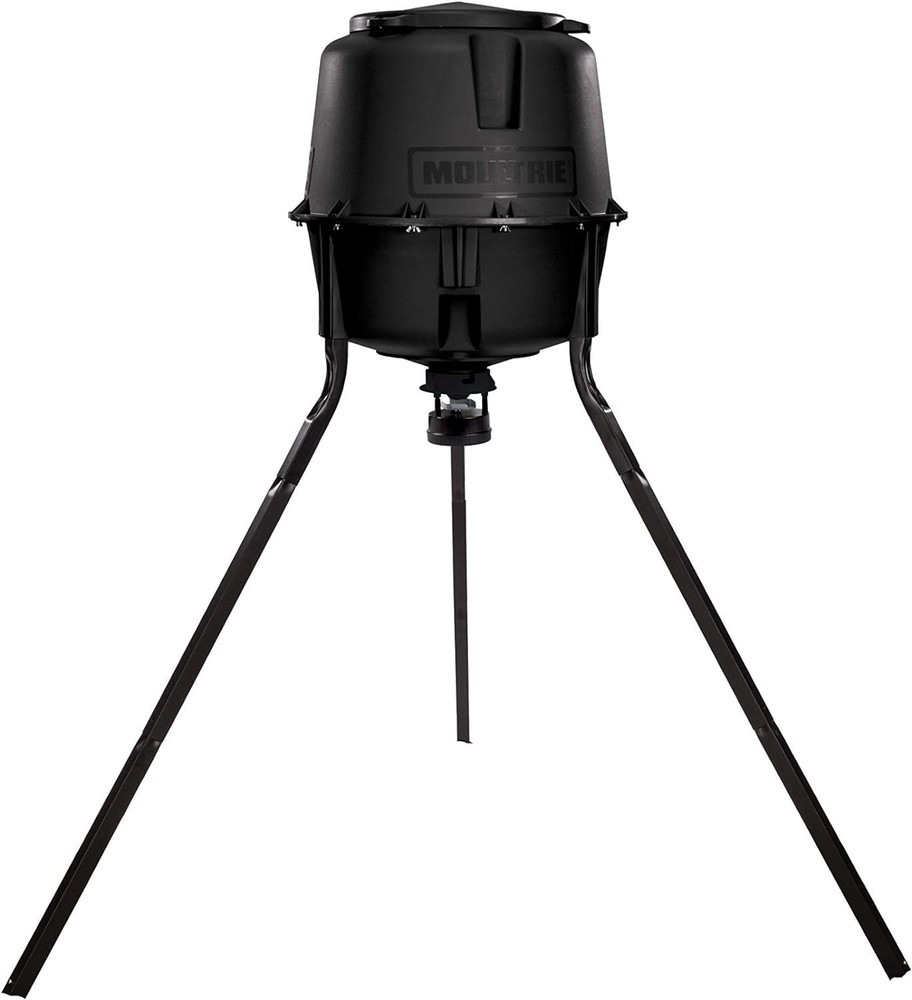 30-Gallon Deer Feeder Tripod - Quick-Lock Hopper System