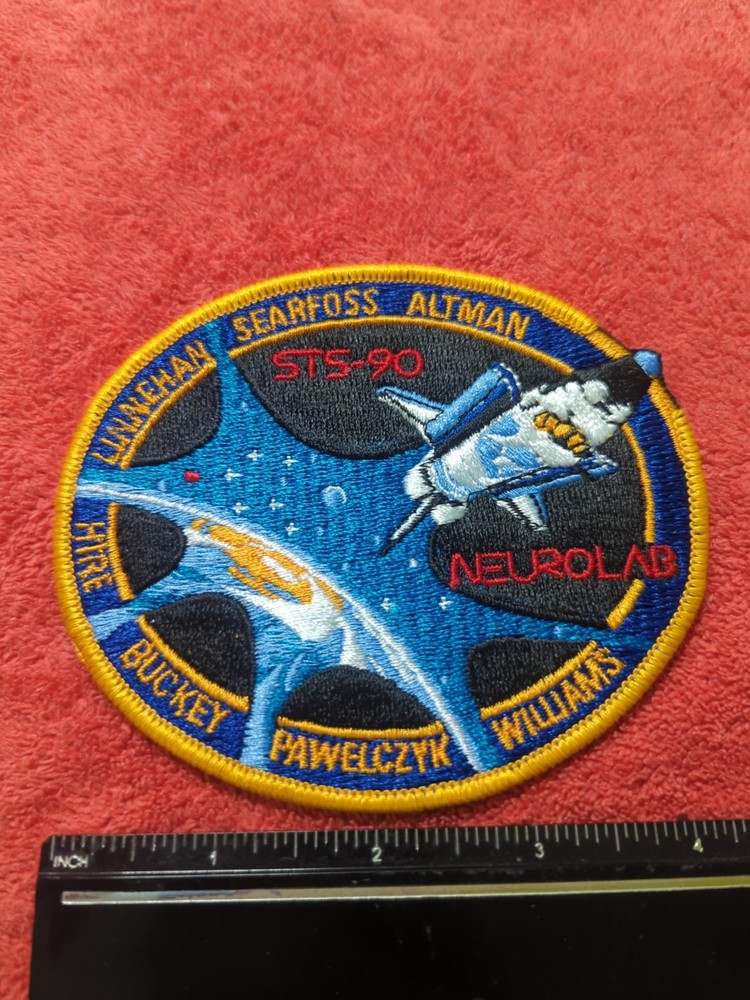 NASA Space Shuttle STS 90 Neurolab Embroidered Pocket Patch
