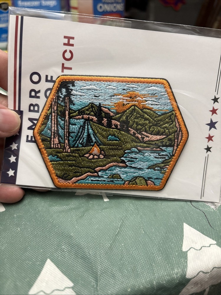 Serene Wilderness Patch  Iron On NEW